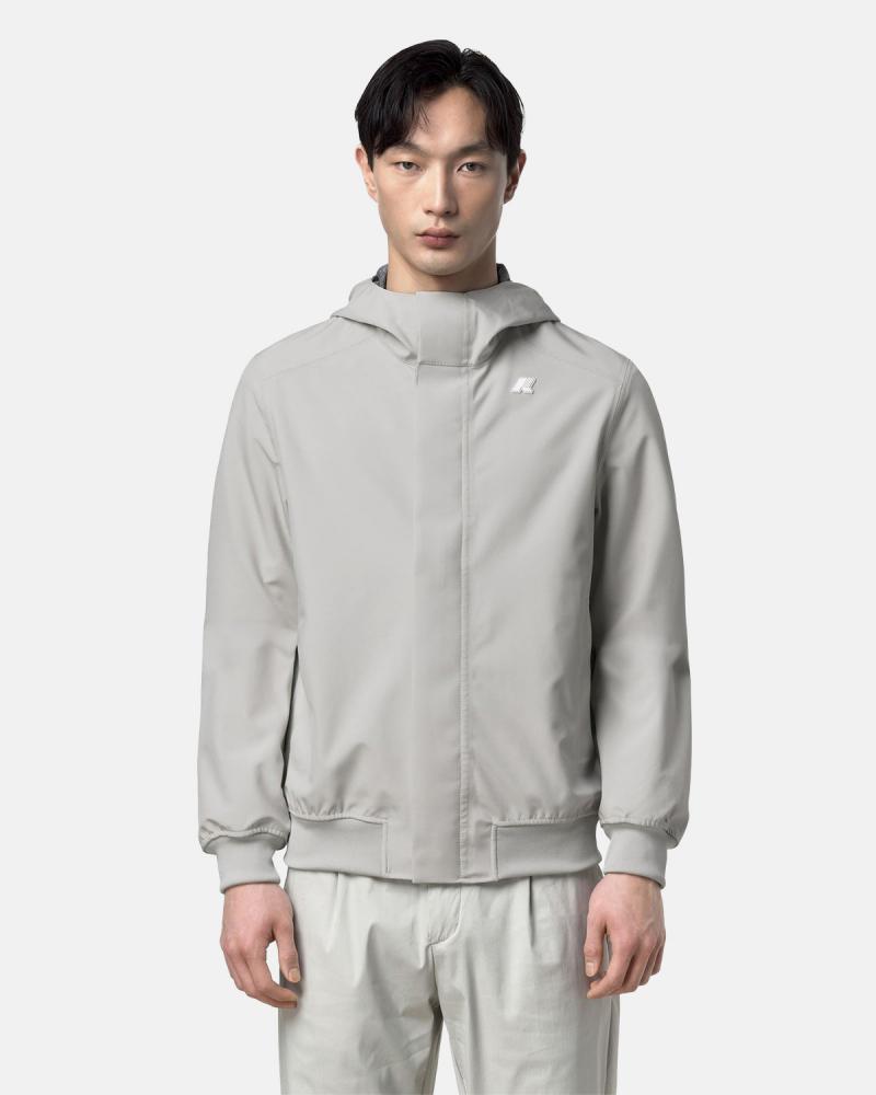 BLOUSON K-WAY JOACHIM BONDED JERSEY BEIGE