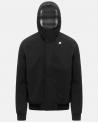 BLOUSON K-WAY JOACHIM BONDED JERSEY BLACK PURE