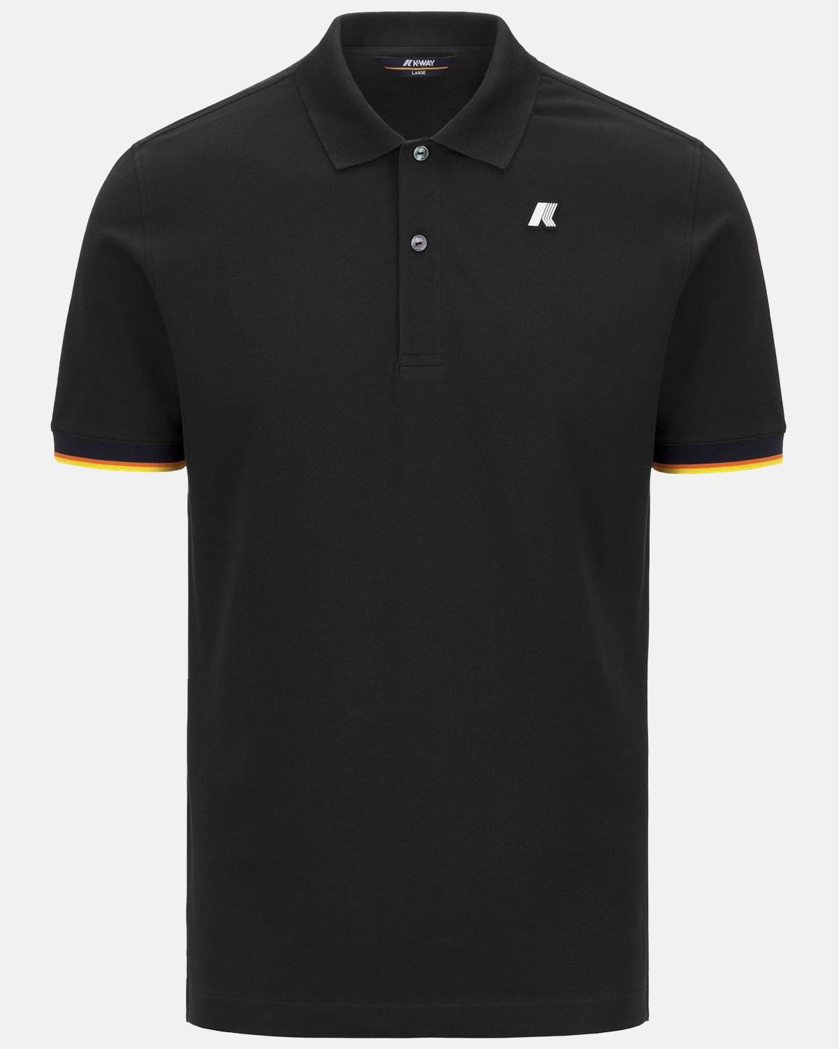 POLO  K-WAY VINCENT DEFT BLACK PURE