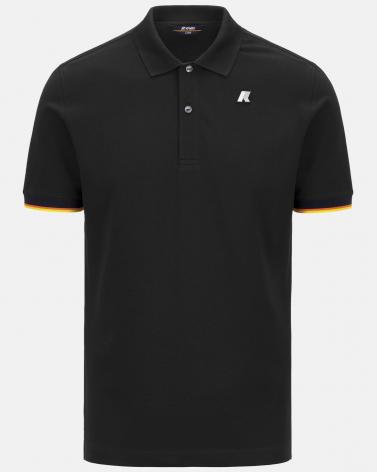 POLO  K-WAY VINCENT DEFT BLACK PURE