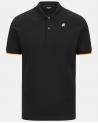 POLO  K-WAY VINCENT DEFT BLACK PURE