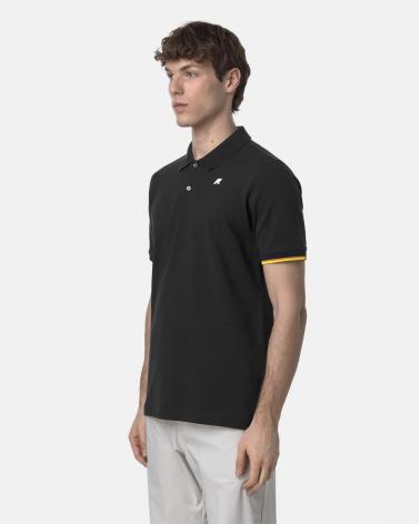 POLO  K-WAY VINCENT DEFT BLACK PURE