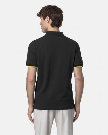 POLO  K-WAY VINCENT DEFT BLACK PURE