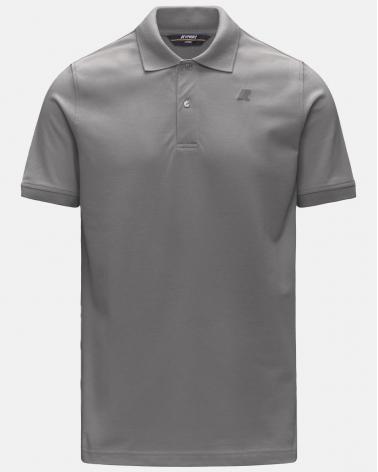 POLO K-WAY AMEDEE SLIM PIQUE GREY FROST