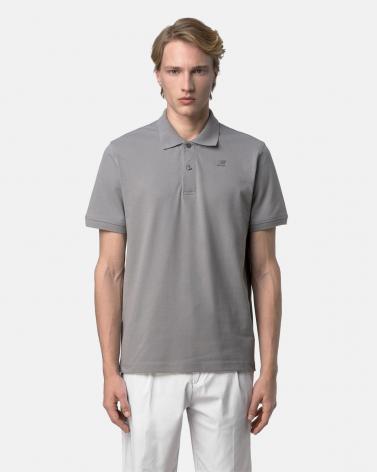 POLO K-WAY AMEDEE SLIM PIQUE GREY FROST