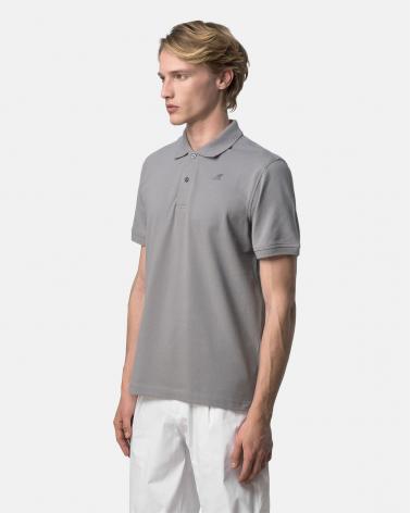 POLO K-WAY AMEDEE SLIM PIQUE GREY FROST