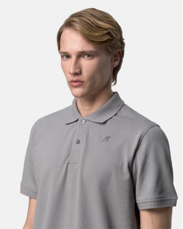 POLO K-WAY AMEDEE SLIM PIQUE GREY FROST
