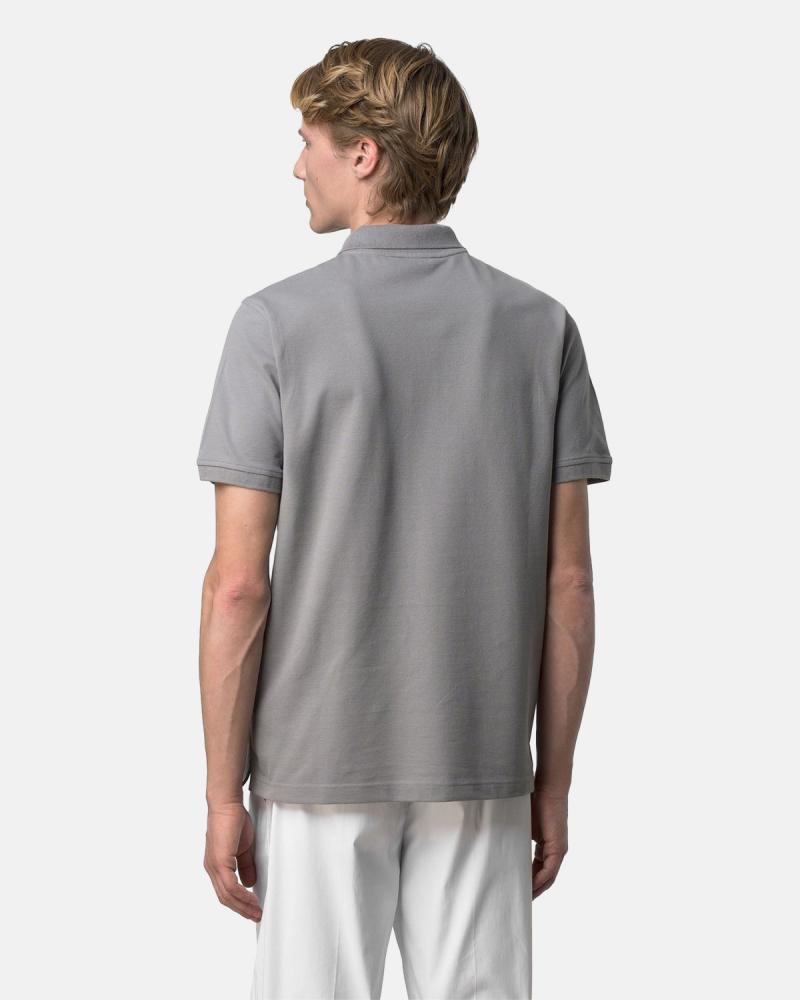 POLO K-WAY AMEDEE SLIM PIQUE GREY FROST