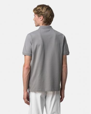 POLO K-WAY AMEDEE SLIM PIQUE GREY FROST
