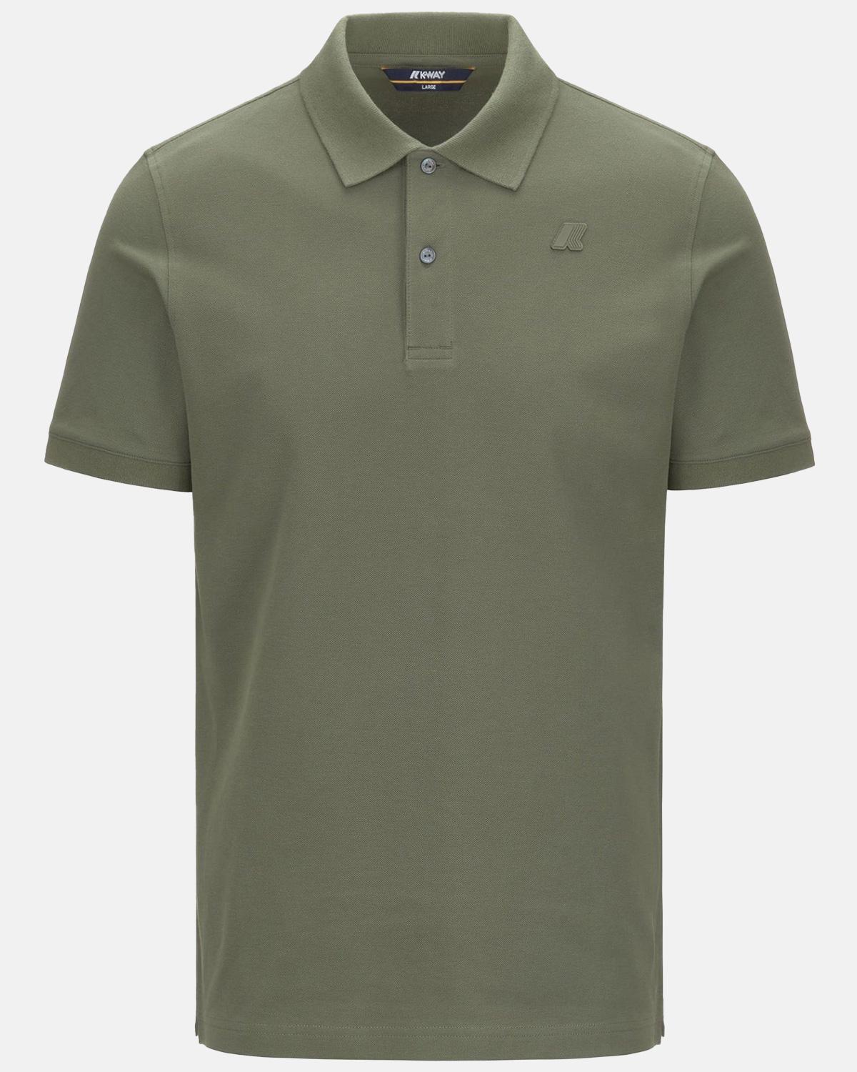 POLO K-WAY AMEDEE SLIM PIQUE KAKI