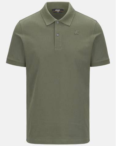 POLO K-WAY AMEDEE SLIM PIQUE KAKI
