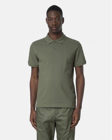POLO K-WAY AMEDEE SLIM PIQUE KAKI