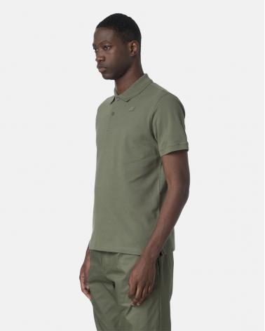 POLO K-WAY AMEDEE SLIM PIQUE KAKI