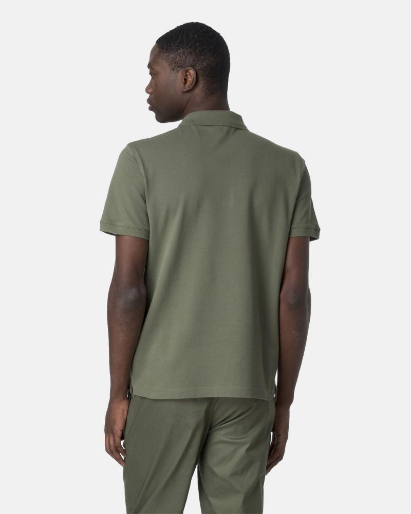 POLO K-WAY AMEDEE SLIM PIQUE KAKI