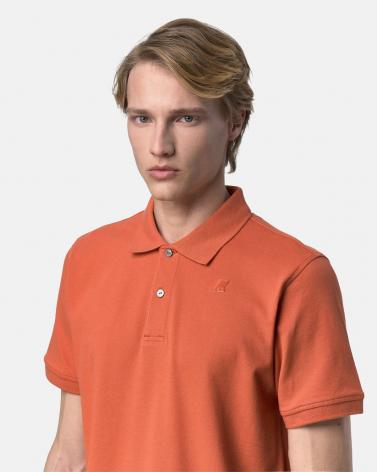 POLO K-WAY AMEDEE SLIM PIQUE ORANGE BROWNISH