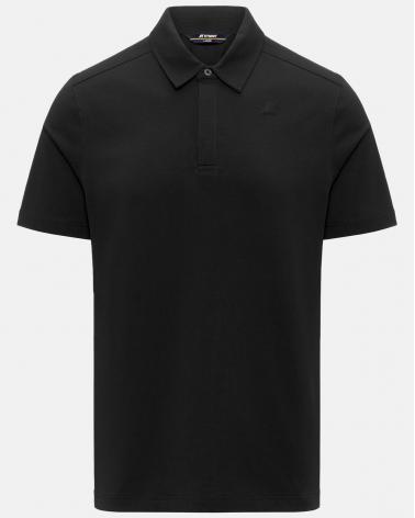POLO K-WAY VIGGO LT STRETCH JERSEY SLIM BLACK PURE