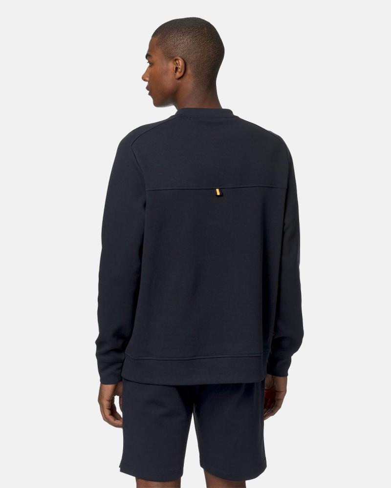 SWEAT K-WAY MEDINE INTERTLOCK DEPHT BLUE