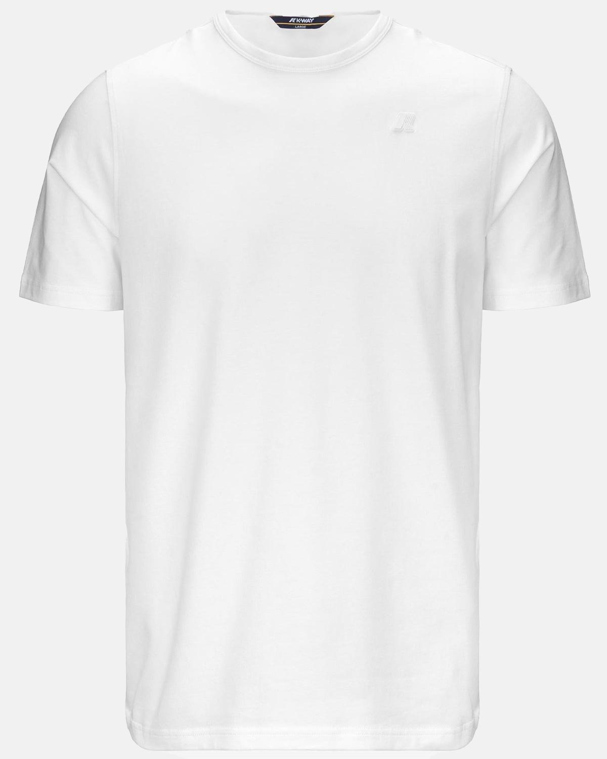 T-SHIRT K-WAY ADAME LIGHT STRETCH JERSEY BLANC