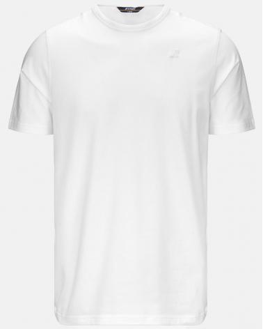 T-SHIRT K-WAY ADAME LIGHT STRETCH JERSEY BLANC