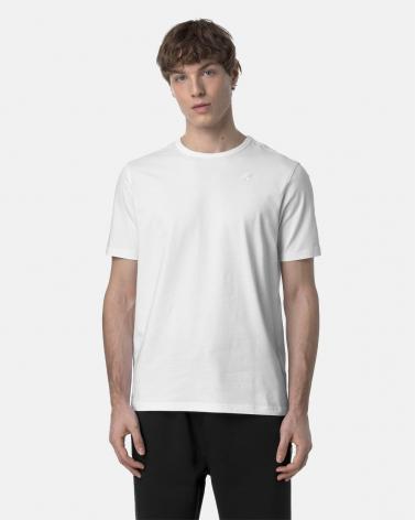 T-SHIRT K-WAY ADAME LIGHT STRETCH JERSEY BLANC