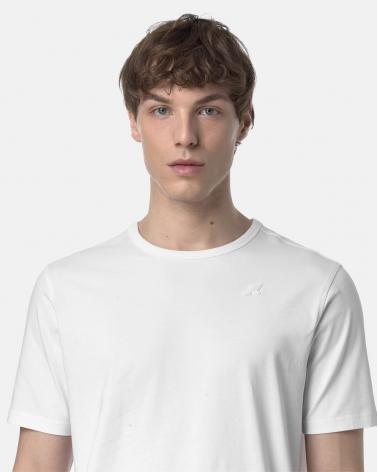 T-SHIRT K-WAY ADAME LIGHT STRETCH JERSEY BLANC