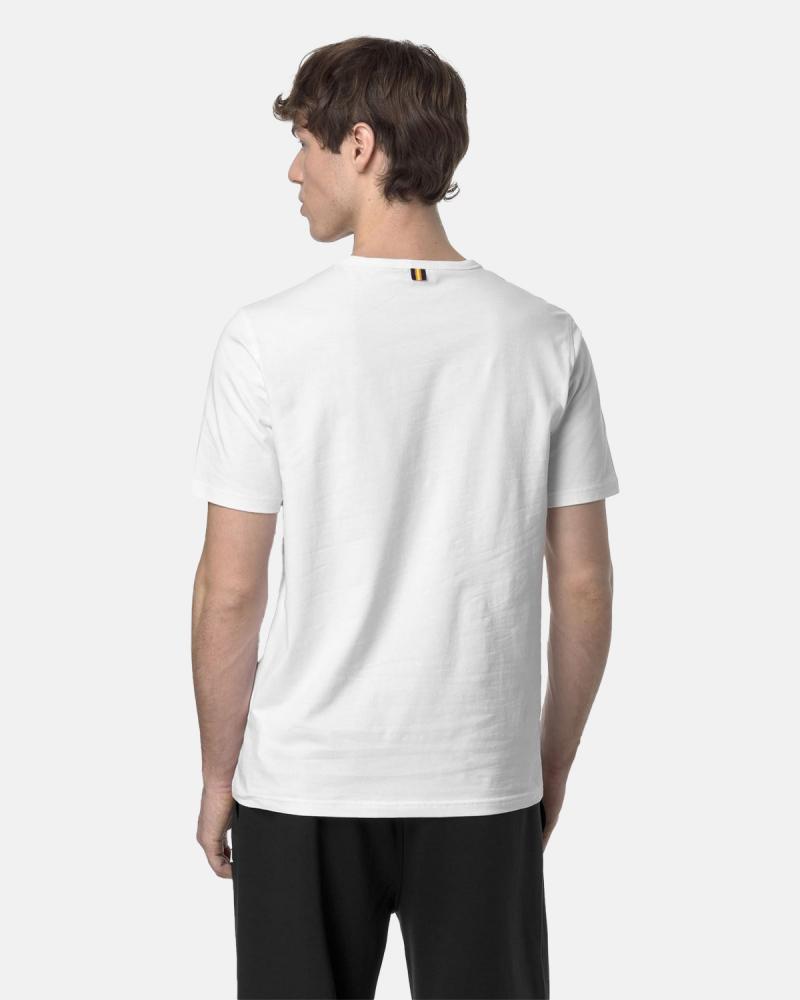 T-SHIRT K-WAY ADAME LIGHT STRETCH JERSEY BLANC