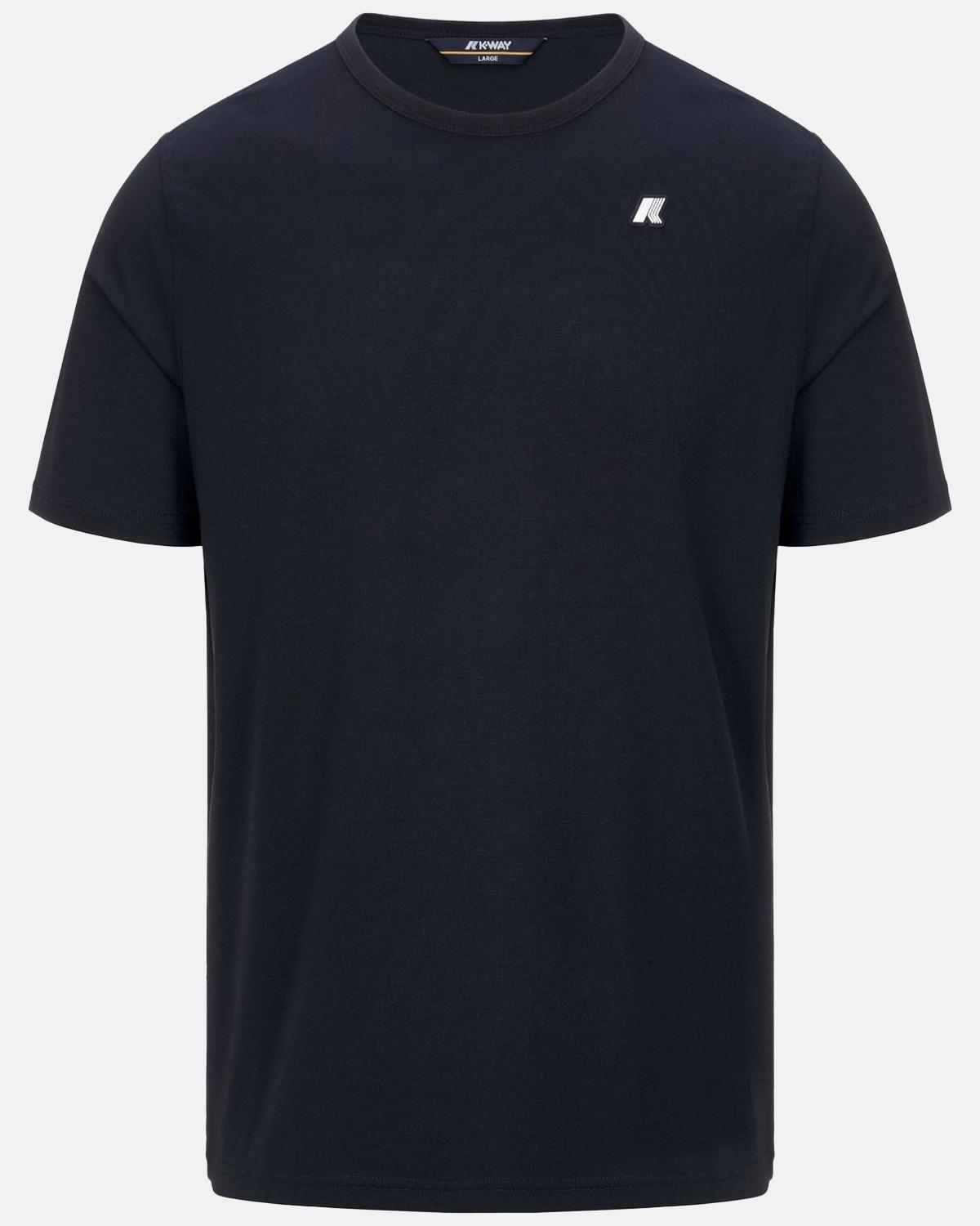 T-SHIRT K-WAY ADAME LIGHT STRETCH JERSEY BLUE DEPH