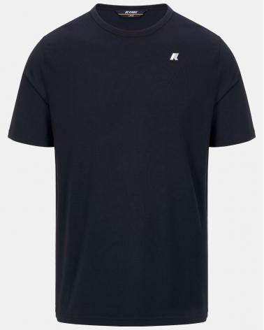 T-SHIRT K-WAY ADAME LIGHT STRETCH JERSEY BLUE DEPH