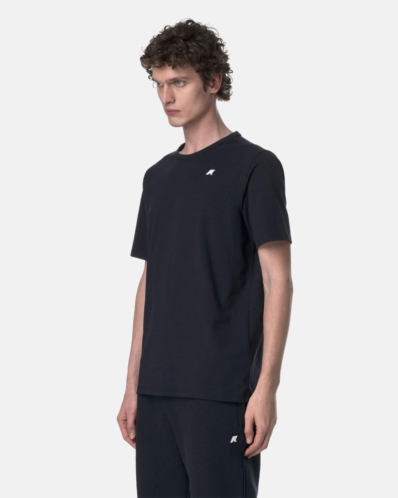 T-SHIRT K-WAY ADAME LIGHT STRETCH JERSEY BLUE DEPH
