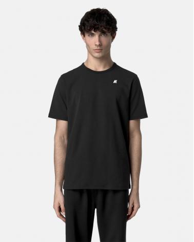 T-SHIRT K-WAY ADAME LIGHT STRETCH JERSEY BLACK PURE