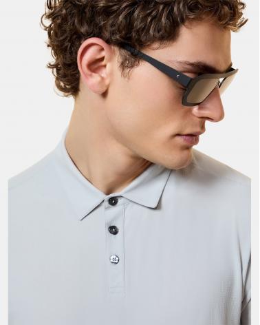 POLO RRD SQUARE GRIS CLAIR