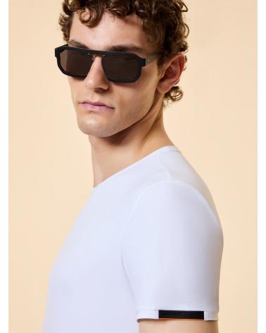 TEE SHIRT RRD LOG OXFORD BLANC