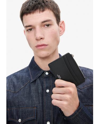 PORTE CARTES PARIS A.P.C.NOIR