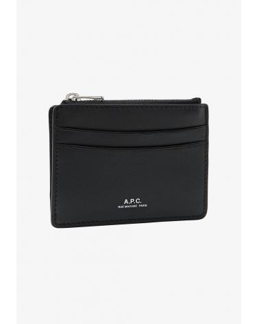 PORTE CARTES PARIS A.P.C.NOIR