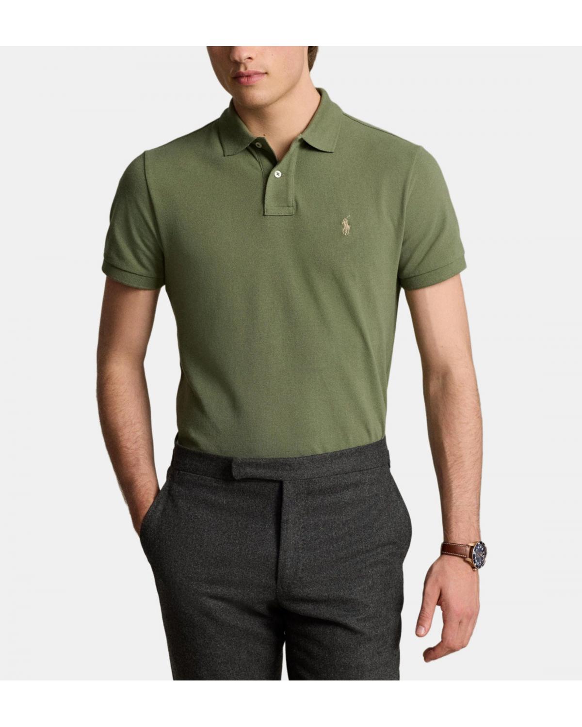 POLO RALPH LAUREN CUSTOM SLIM FIT KAKI GREEN