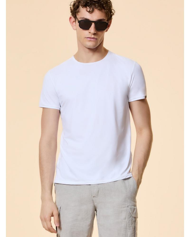 TEE SHIRT RRD LOG OXFORD BLANC