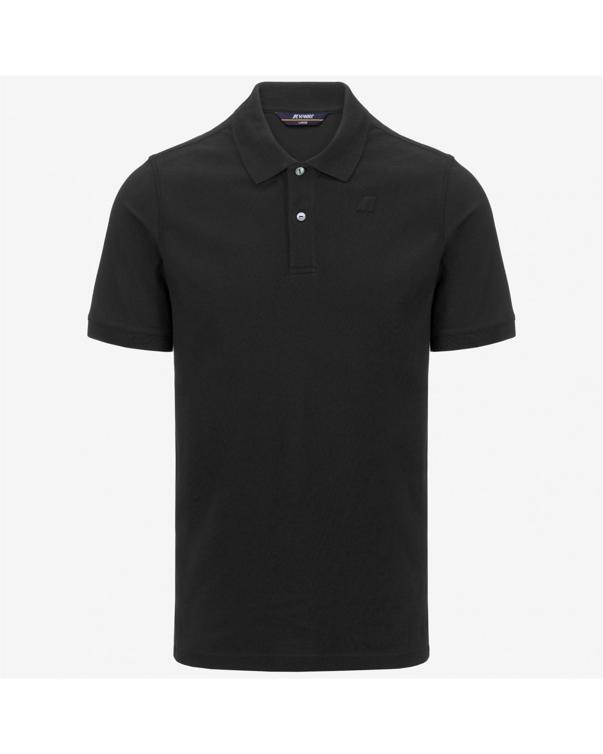 POLO K-WAY AMEDEE SLIM PIQUE NOIR