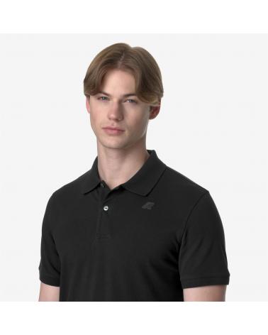 POLO K-WAY AMEDEE SLIM PIQUE NOIR