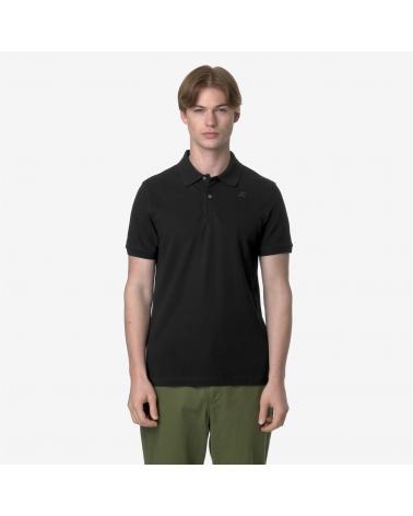 POLO K-WAY AMEDEE SLIM PIQUE NOIR