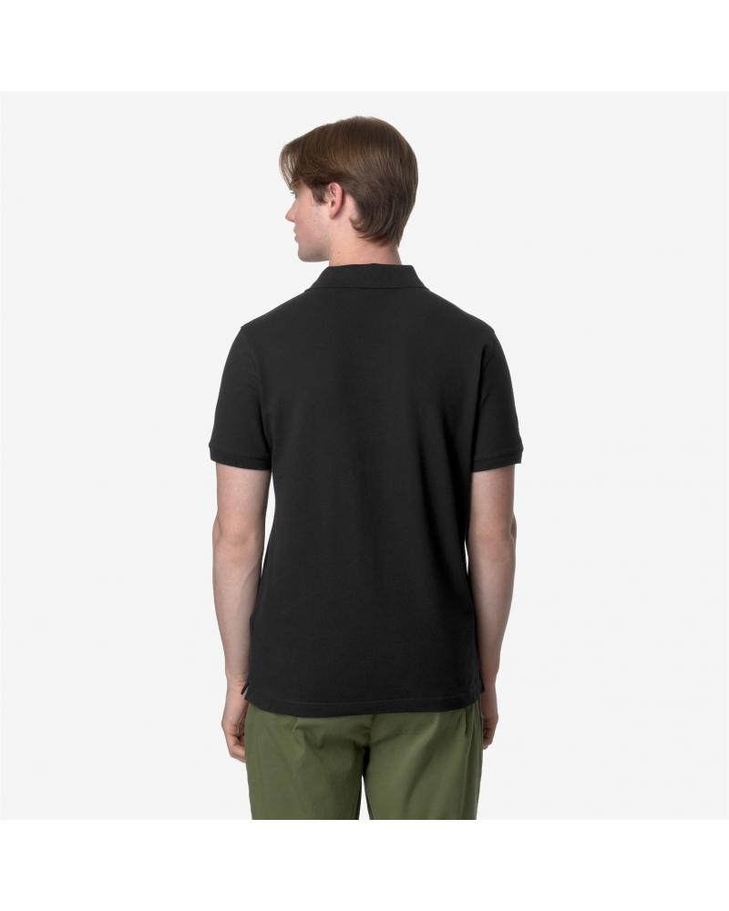POLO K-WAY AMEDEE SLIM PIQUE NOIR