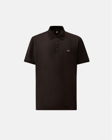 POLO CP.COMPANY PL115 999 Noir GASATO MERCERISÈ (1)