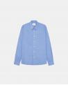 Chemise Deon NN07 Chambray Bleu