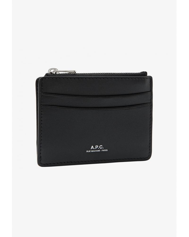PORTE CARTES PARIS A.P.C.NOIR