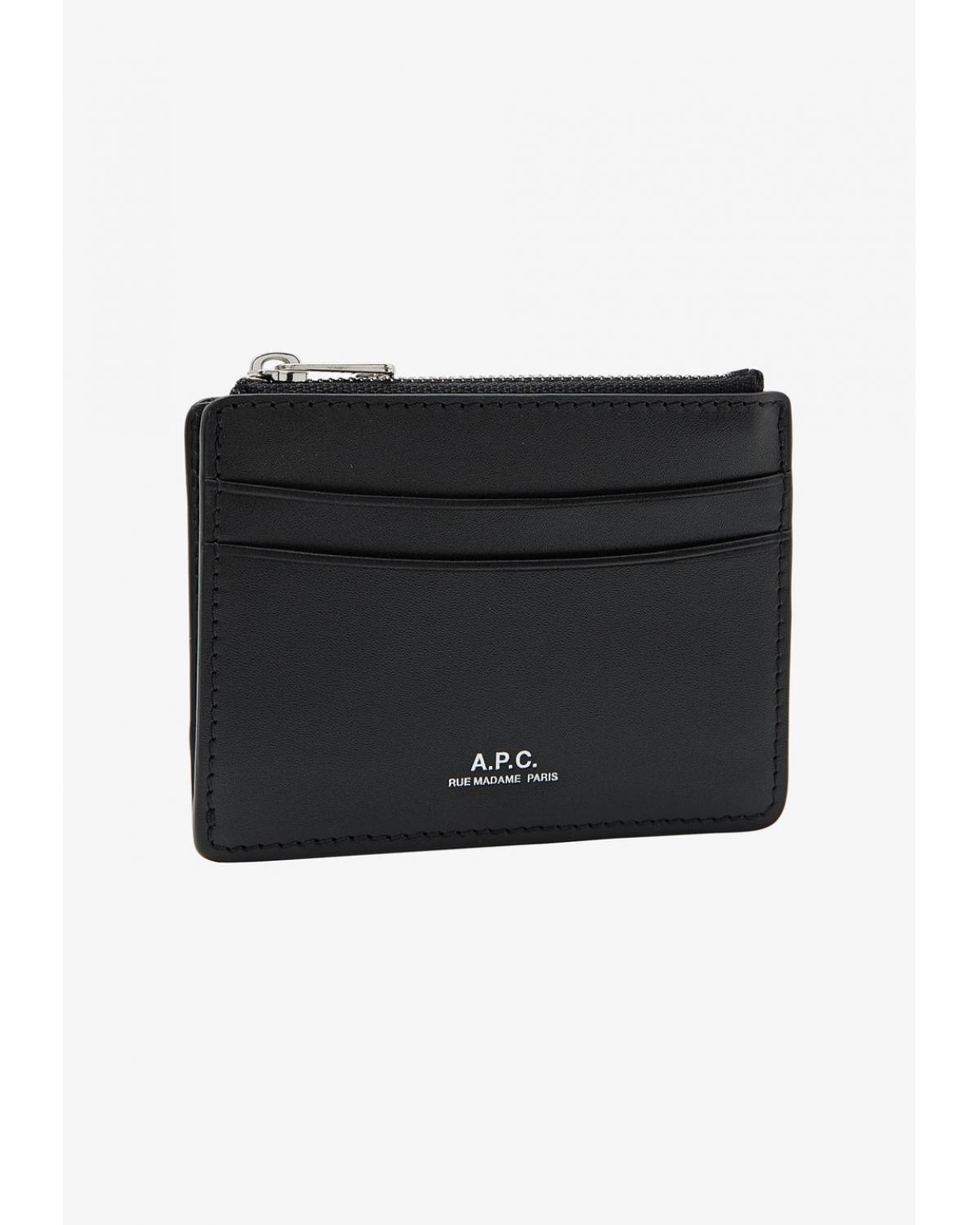 PORTE CARTES PARIS A.P.C.NOIR