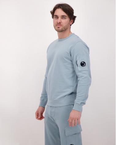 SWEAT COL ROND LIGHT SS711A  809 SILVER BLUE 