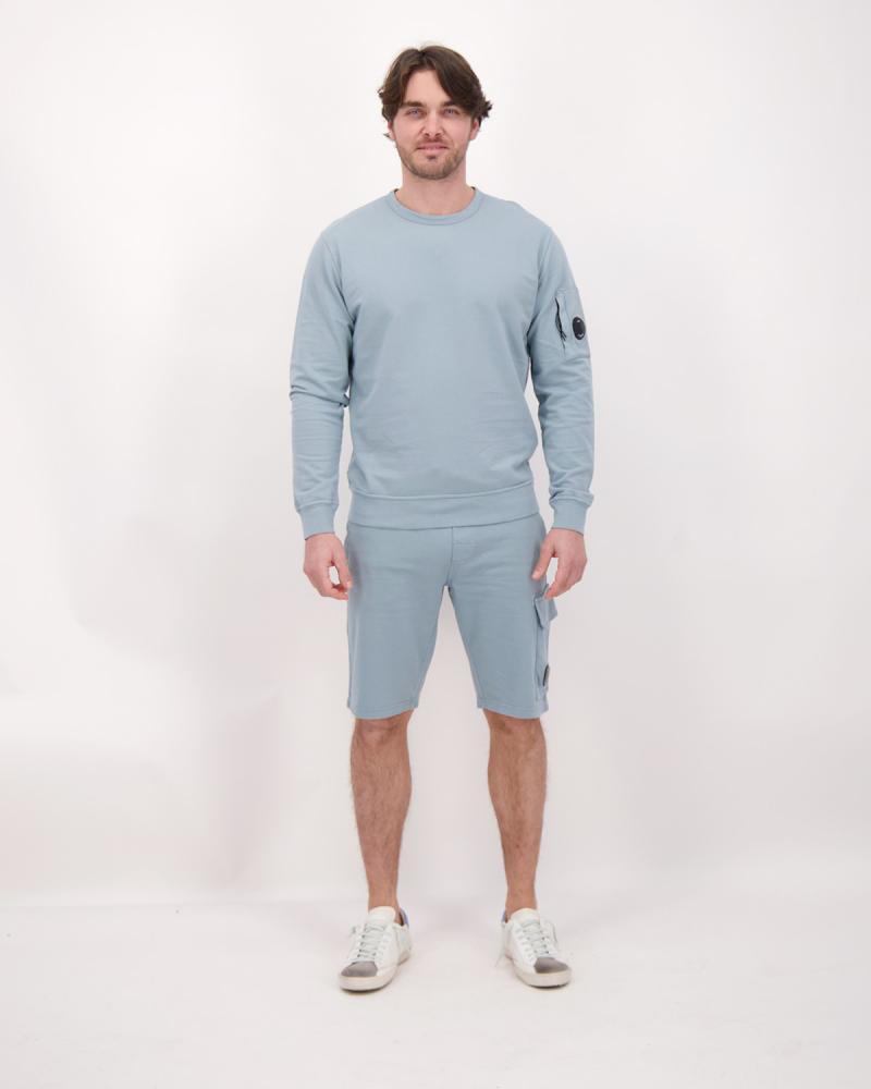 SWEAT COL ROND LIGHT SS711A  809 SILVER BLUE 