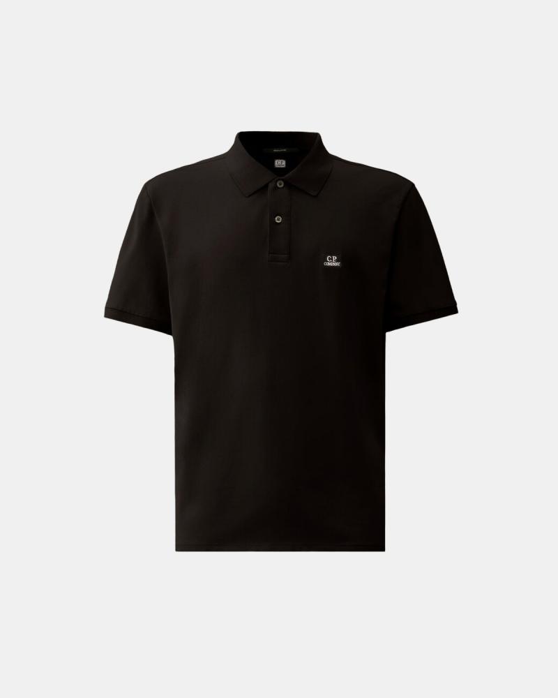 POLO CP.COMPANY PL712 999 NOIR  SRETCH PIQUET (1)