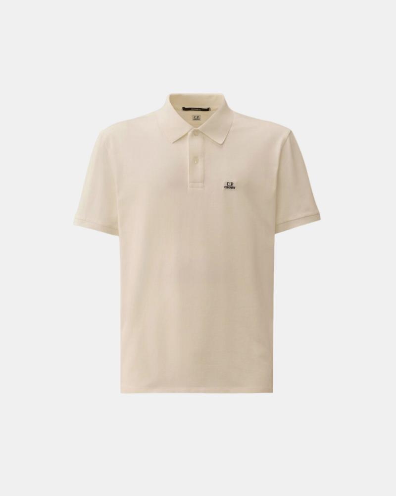 POLO CP.COMPANY PL712 103 BLANC SRETCH PIQUET (1)