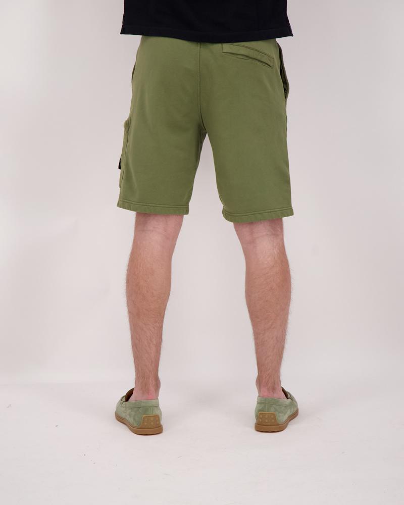 BERMUDA STONE ISLAND6200011 005G  VERT MILITAIRE ORGANIC COTTON FLEECE