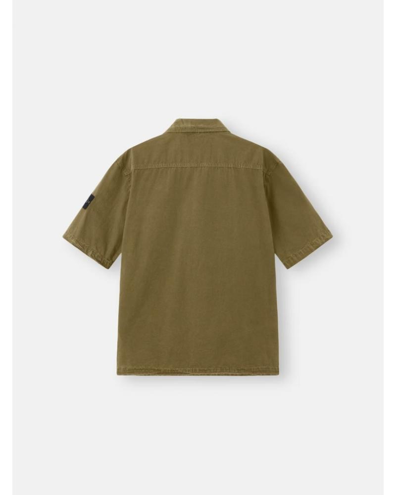CHEMISE STONE ISLAND 1200031 015G Vert Militaire manches courtes 